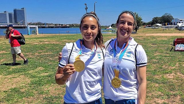 Sonia Baluzzo y Evelyn Silvestro se quedaron con el doble par de remos cortos peso ligero femenino y le dieron la medalla de oro a la Argentina en los Juegos Odesur.