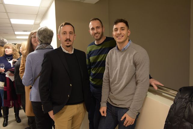 Julián Cúdola, Maximiliano Suarez y Pablo Dignani