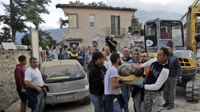 Las estremecedoras imágenes del sismo que sacudió a Italia