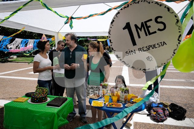 La Asamblea Ciudadana en Defensa de lo Público y una protesta creativa