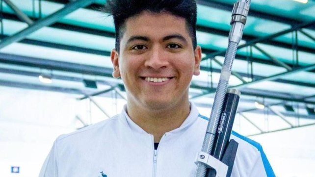 El catamarqueño terminó en el primer puesto en la clasificación de rifle de aire 10 metros y este lunes competirá en los Juegos Olímpicos con los ocho mejores