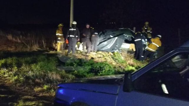 Dos muertos y un herido fue el saldo de un violento accidente