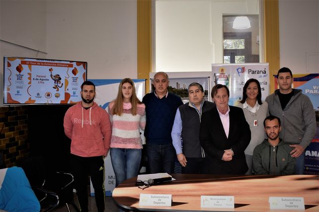 Rueda de prensa. Ayer las autoridades hablaron de la actividad que tendrá lugar en la capital entrerriana.