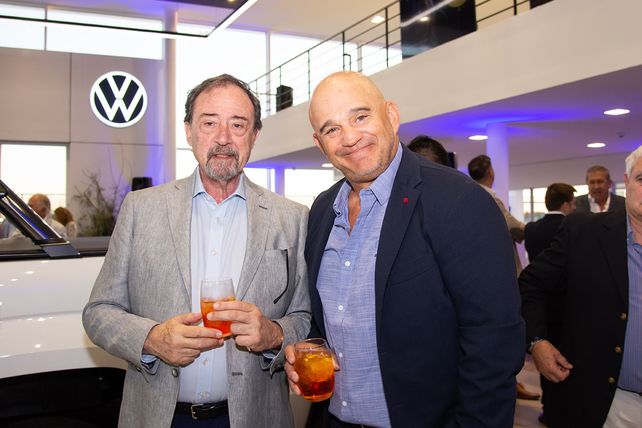 Juan Carlos Greborio y Federico Risler