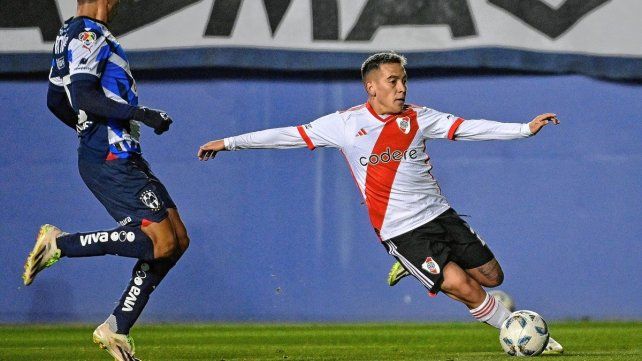 Esequiel Barco fue desequilibrante en River.