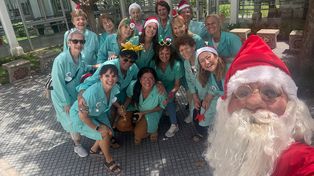 En el Hospital de Niños Víctor J. Vilela la Navidad se festeja de la mano de la solidaridad
