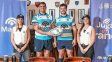 Joaquín Lerche y José Gálvez con la camiseta que utiliza el plantel superior de CRAI.