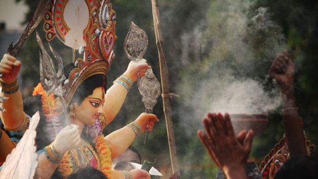 India celebra el Durga Puja, el festival en el que el bien triunfa sobre el mal