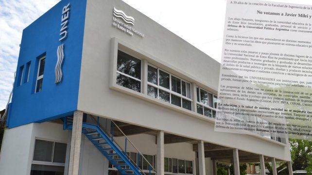 El documento circuló esta semana entre la comunidad de la Facultad de Ingeniería