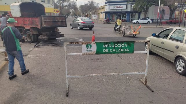 Trabajos de bacheo