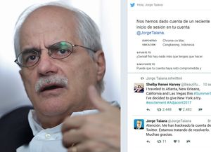 Taiana denunció haber sido hackeado por trolls que trabajaban desde Guatemala e Indonesia