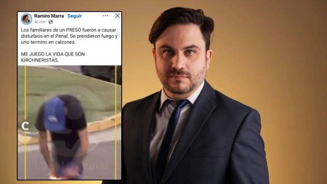 Ramiro Marra tras los disturbios en la Unidad Penal de Paraná: Me juego la vida que son kirchneristas