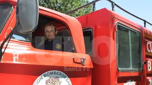 Santa Fe tiene a su primer conductora de autobomba