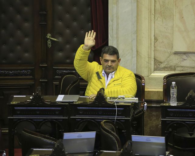 El apuntado. La oposición necesitaba de Olmedo para dar quórum.