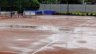 Se postergó por la lluvia el comienzo del Torneo Profesional de tenis en Santa Fe