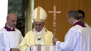 Un millón de personas asiste a la misa del Papa Francisco en el Santuario de Caacupé