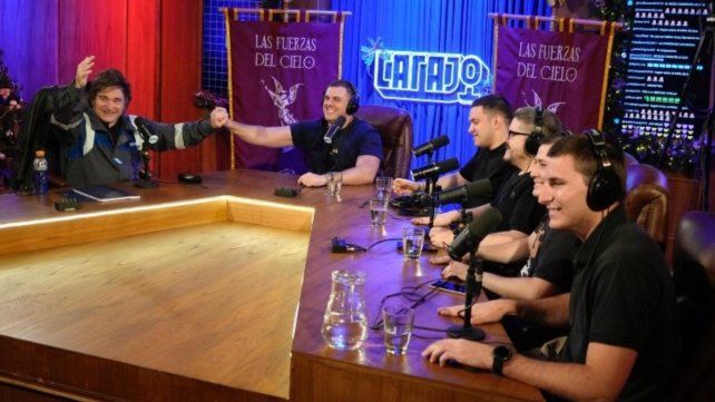 El presidente Javier Milei estuvo en el streaming del Gordo Dan