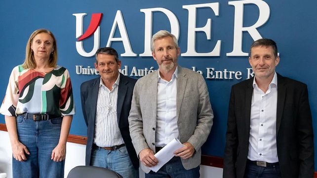Frigerio escuchó razones de autoridades de la Universidad y la Facultad de Humanidades