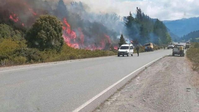 El incendio en la zona de El Bolsón avanzó sobre casi 10 mil hectáreas