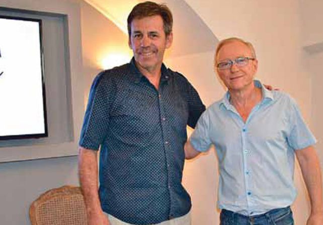 En Israel. Jatón junto a Grossman