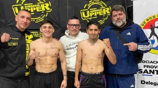 Todo listo para el festival de boxeo en el Centro Gallego de Santa Fe