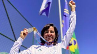 Ciclismo MTB. Tras la plata en Asunción 2022, Agustina Apaza sumó su tercera medalla consecutiva en Juegos Suramericanos, luego de las conseguidas en Santiago 2014 (oro) y Cochabamba 2018 (plata)