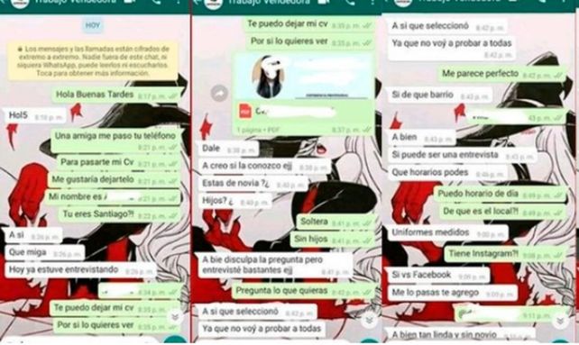 Una prueba clave: los chats de la víctima con el autor del abuso sexual.&nbsp;