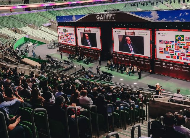 El agro brasileño se reunió en el estadio del Palmeiras