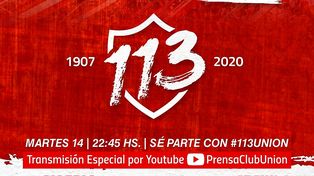 Unión brindó detalles de los festejos por sus 113 años