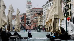 Las peores inundaciones en la última década en Venecia