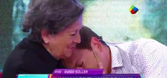 Festejando el Día de la Madre, Guido Süller conmovió a todos