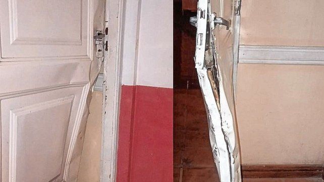 Dañaron la puerta del Centro de Salud e ingresaron en la última madrugada.