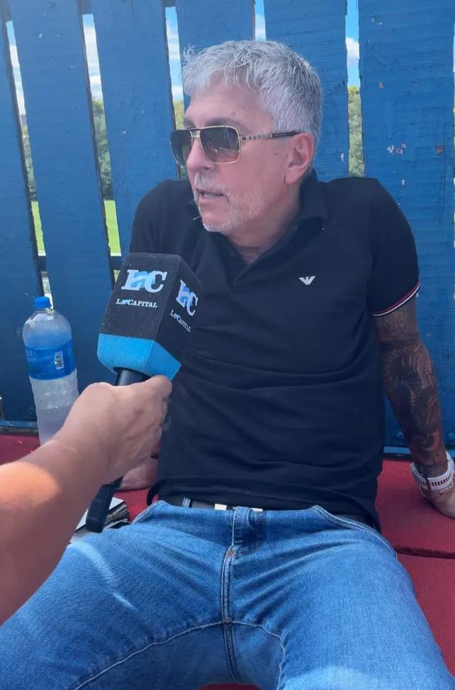 Jorge Messi accedió a hablar con La Capital en el Gabino Sosa.