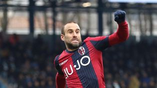 Rodrigo Palacio marcó en el agónico empate de Bologna ante Parma