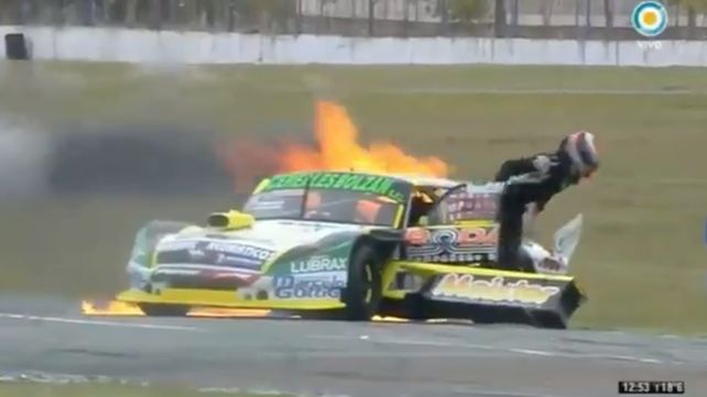 Piloto entrerriano tuvo una largada accidentada en el TC Pista Mouras