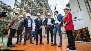 Molinos Agro proyecta nuevas ampliaciones de almacenaje en terrenos ubicados frente al río, contiguos a la planta de San Lorenzo.