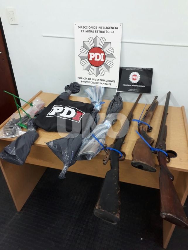 Alto Verde: arrestan a cinco violentos delincuentes y secuestran siete armas de fuego