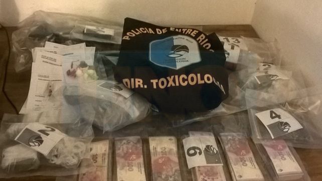 Lo que quedó tras la detención de los policías vinculados con la droga en Villaguay