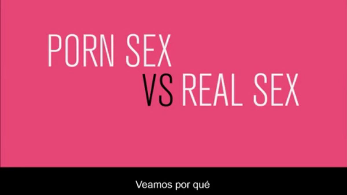 Catedrático video enseña la diferencia entre la pornografía y el sexo real