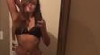 barbie velez respondio las criticas en las redes sociales con un sensual bailecito frente al espejo