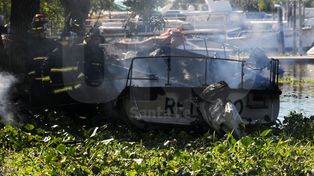 Explotó una embarcación en el Club Náutico Sur