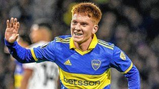 Valentín Barco, una de las joyas de Boca, sueña con ganar la Copa Libertadores.