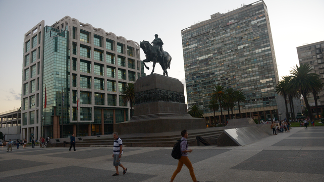 La plaza Independencia
