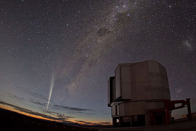 C&oacute;rdoba polemiza por el paso del cometa Lovejoy en la madrugada
