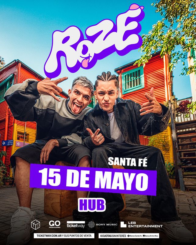 Roze, el dúo de cumbia que está revolucionando la escena, llega a Santa Fe