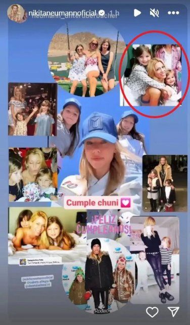 Nicole Neumann adoptó una polémica actitud con relación a una de sus hijas