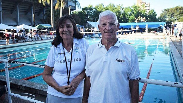 María Luisa Bournissent y Carlos Scocco en otras épocas