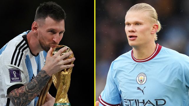 Balón de Oro: revelan por cuántos puntos superó Messi a Haaland en la  elección