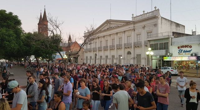 Marcha del silencio en Esperanza. FOTO: Esperanza Día Por Día
