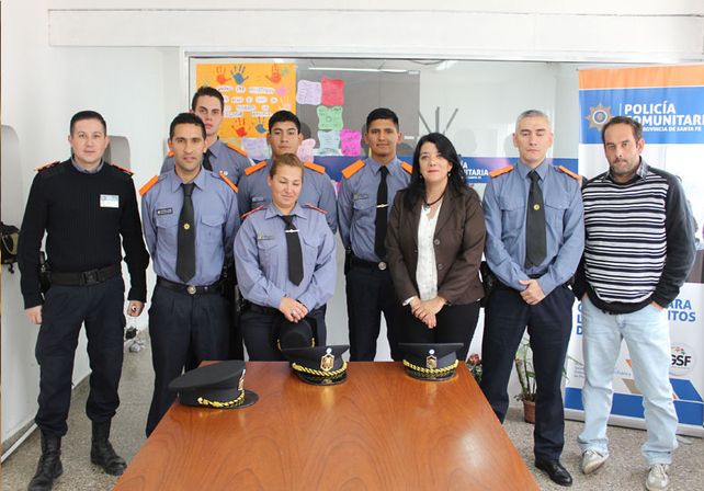 Reconocieron a policías comunitarios por su rol en un procedimiento en la ciudad de Santa Fe